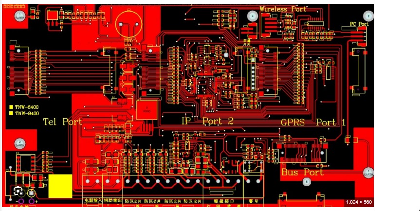 Surface-mount PCB